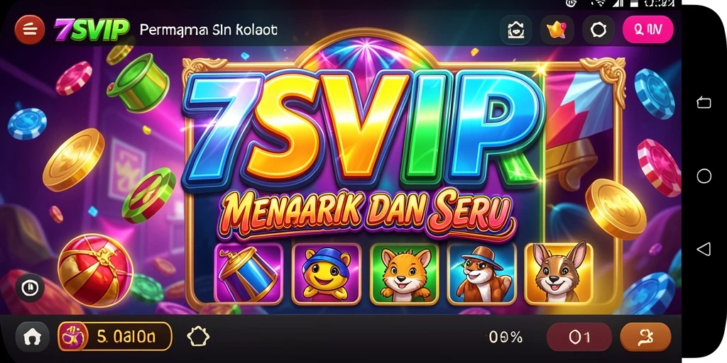 Tampilan gameplay slot 7SVIP yang menarik dan menantang.