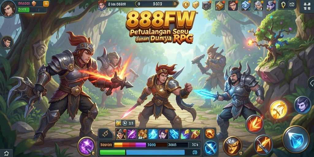 Tampilan gameplay 888FW yang memikat dalam dunia RPG.
