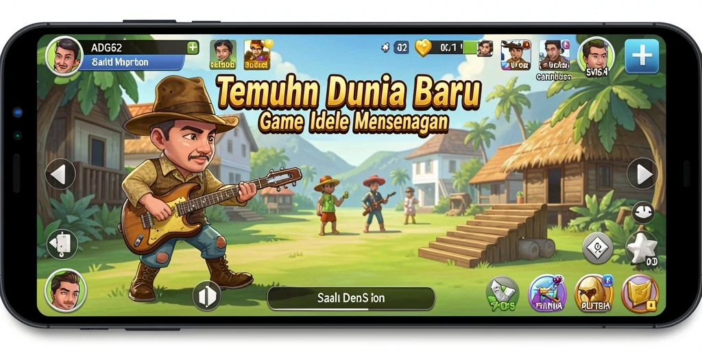 Screenshot gameplay <strong>ADG62</strong> menunjukkan karakter beraksi dalam misi Idle yang menarik.