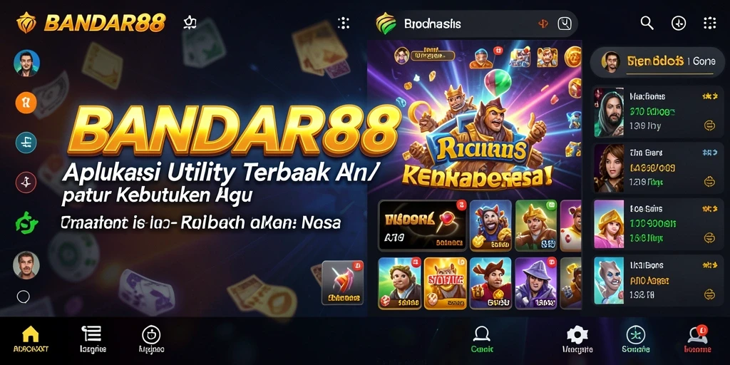 Screenshot BANDAR88 menampilkan antarmuka pengguna yang intuitif dan fitur unggulan.
