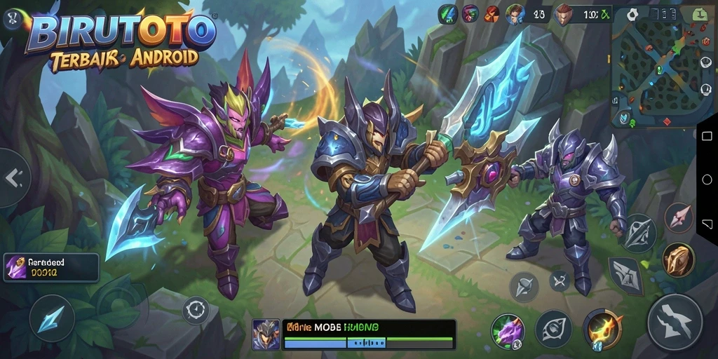 Tampilan grafis menarik dengan gameplay seru di BIRUTOTO.
