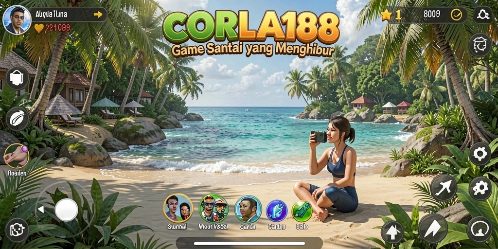 Tampilan gameplay yang seru dan menghibur dari CORLA188.