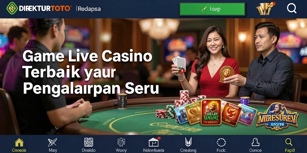 Tampilan gameplay dari DIREKTURTOTO yang menegangkan dan interaktif.