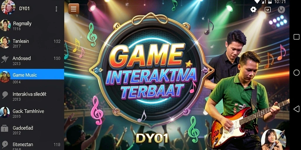 Tampilan gameplay DY01 yang menarik dan penuh warna.