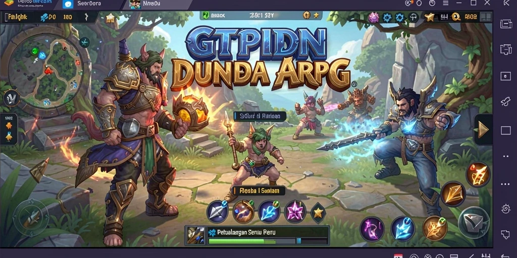 Screenshot dari gameplay GTPIDN yang menampilkan aksi mendebarkan.