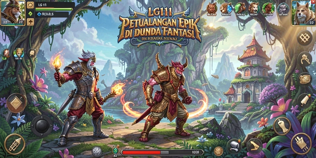 Gameplay LG111 yang menampilkan petualangan seru dan grafis menawan.