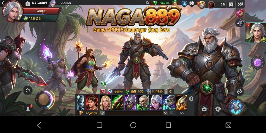 Tangkapan layar NAGA889 menampilkan aksi pertarungan yang menegangkan di dunia fantastik.