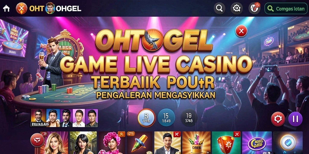 Tampilan gameplay OHTOGEL yang mendebarkan dengan dealer profesional.