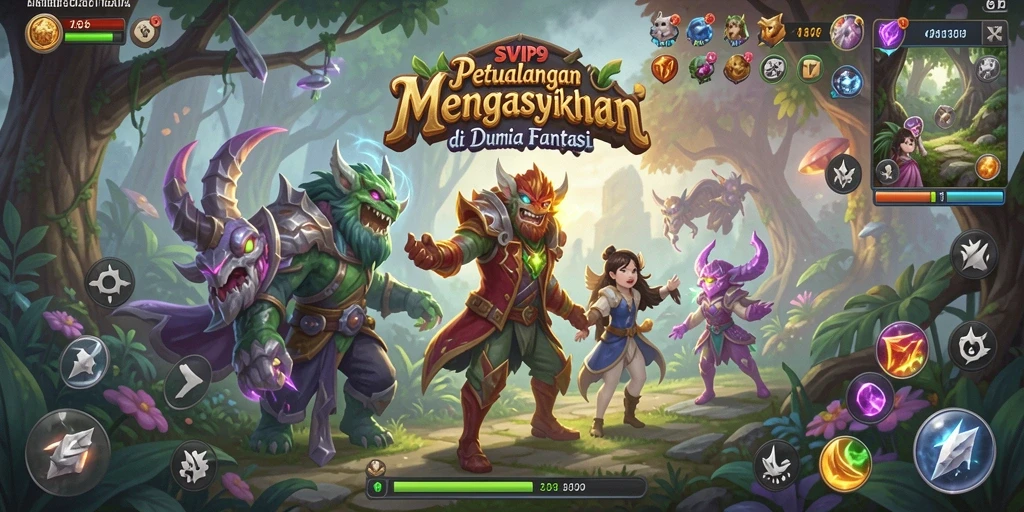 Screenshot gameplay SVIP9, menampilkan petualangan yang seru dan menantang.