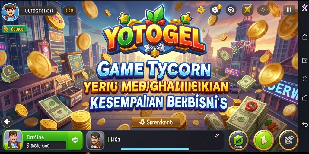 Screenshot utama YOTOGEL menampilkan gameplay Tycoon yang menarik.